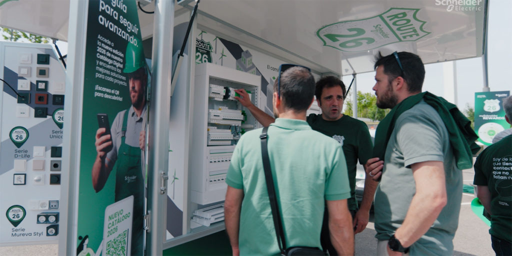 Más de 3.000 profesionales participan en la Ruta 26 de Schneider Electric sobre tecnología energética