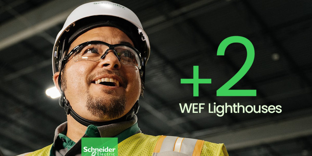 Dos plantas de Schneider Electric son reconocidas por su fabricación inteligente y sostenible