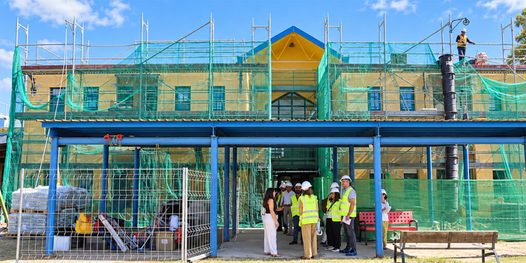 Artecoin supervisa el avance de las obras de mejora energética de la Escuela Infantil Mafalda de Getafe
