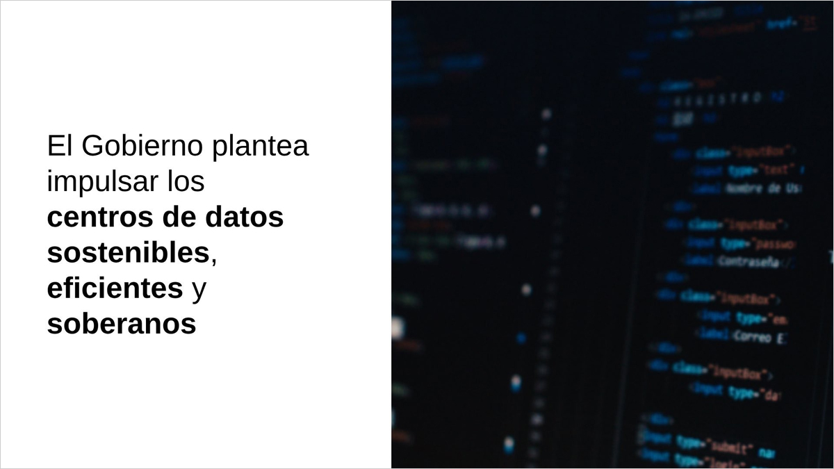 Los requisitos de sostenibilidad energética y soberanía digital de los centros de datos se someten a audiencia pública