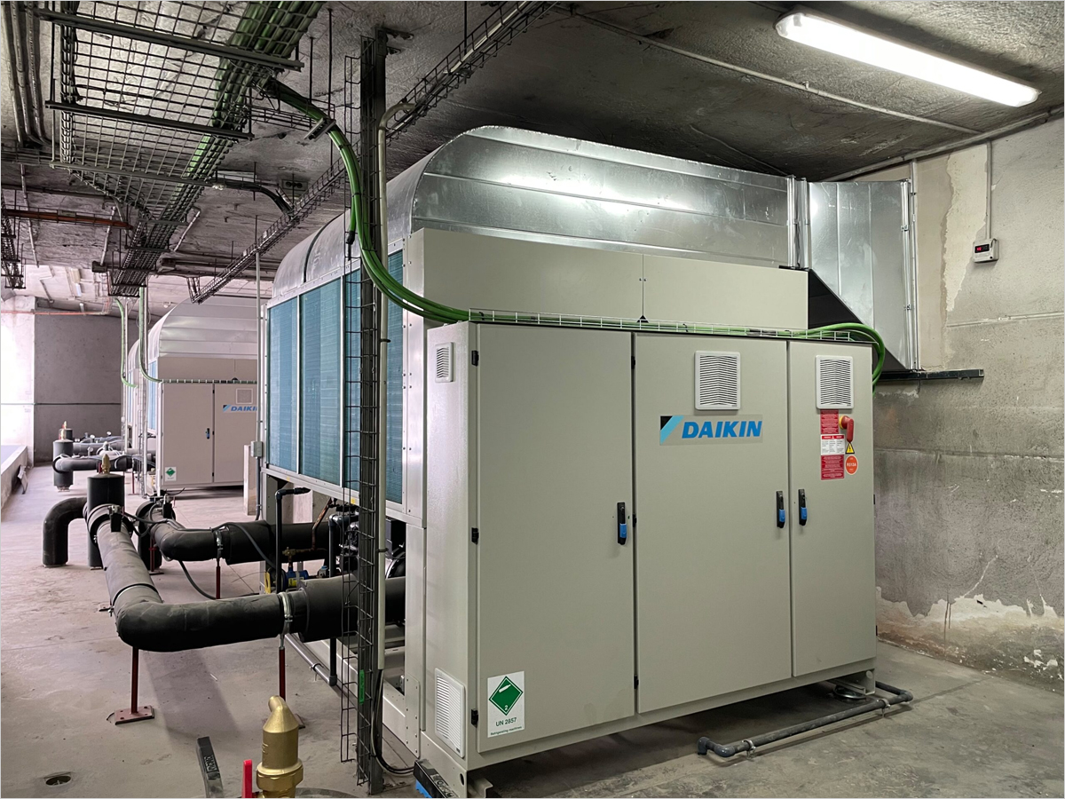 Daikin mejora la eficiencia energética del Intercambiador de Plaza Elíptica con nuevas bombas de calor