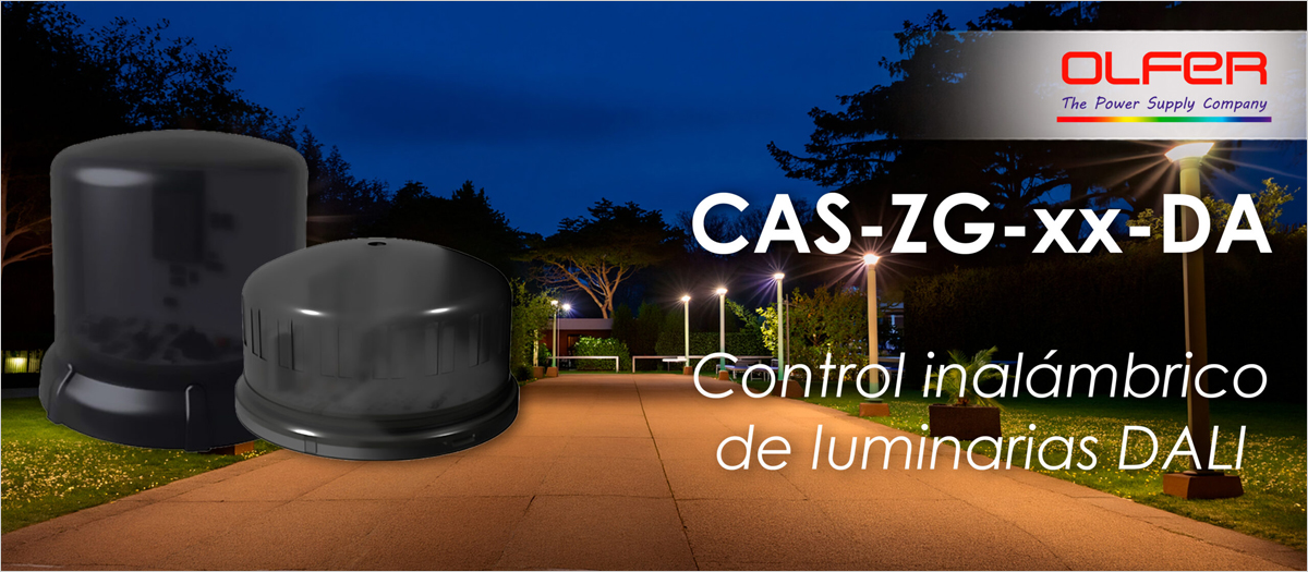 Electrónica OLFER amplía su catálogo con nuevos nodos Casambi DALI-2 para el control del alumbrado exterior