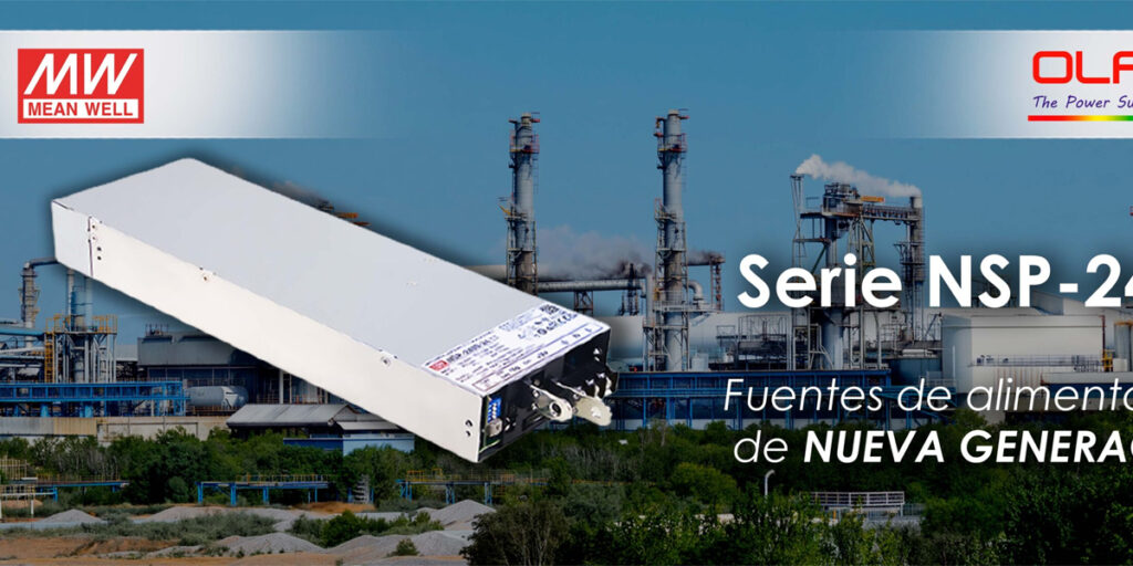 Electrónica OLFER incorpora a su catálogo la serie NSP-2400 de fuentes de alimentación de alta potencia