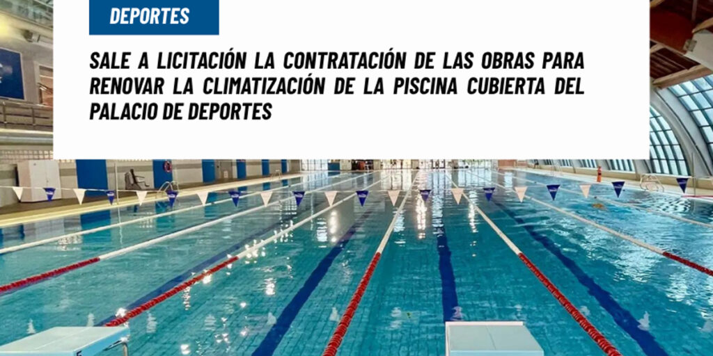El nuevo trazado evitará el paso de los conductos sobre el vaso de la piscina e incluirá mejoras en la ventilación de la sala de calderas
