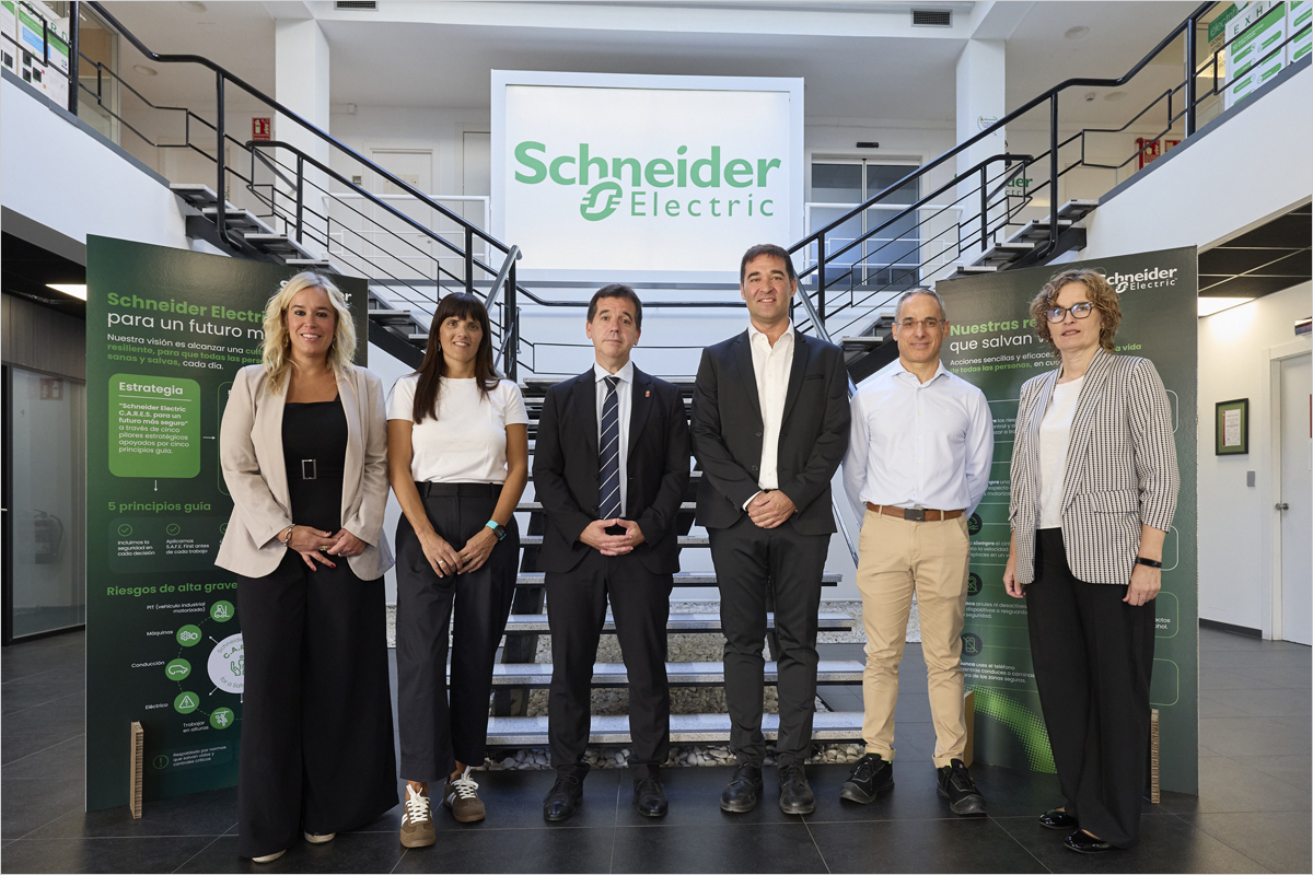 Schneider Electric refuerza la eficiencia energética y la digitalización de su planta de Puente la Reina