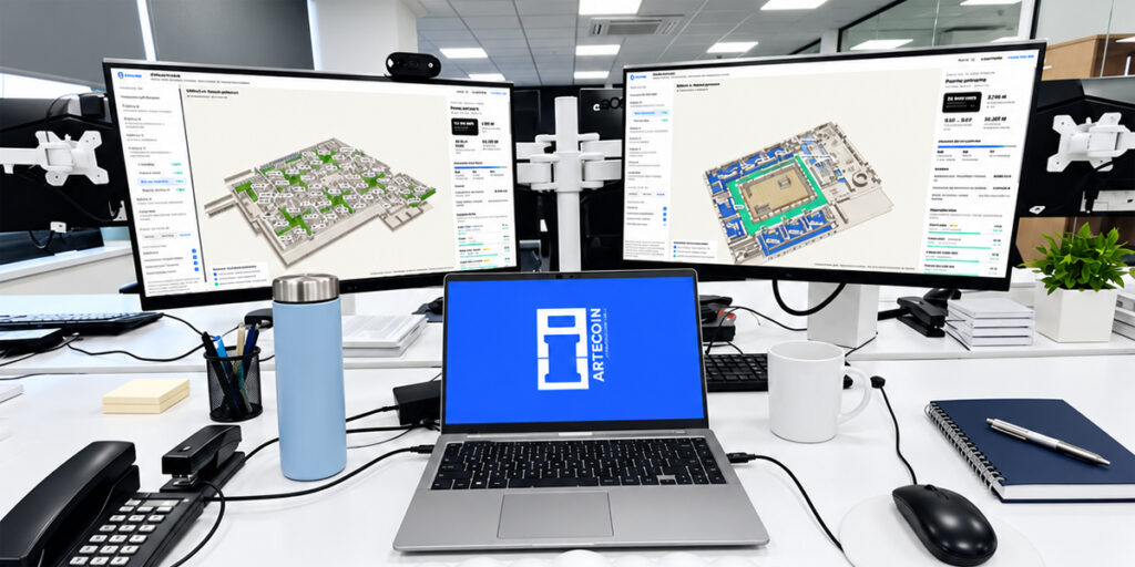 Artecoin desarrolla un gemelo digital con IA para visualizar la renovación del alumbrado del Parador de Alcalá de Henares