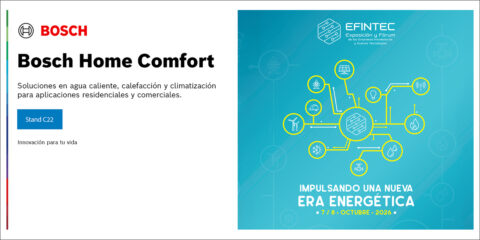 Las soluciones Bosch e Hitachi para climatización, calefacción y ACS se muestran en Efintec 2026