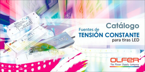 Electrónica OLFER amplía su catálogo de fuentes de tensión constante para tiras LED