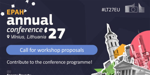 La Conferencia Anual EPAH 2027 abre la convocatoria de propuestas de talleres sobre pobreza energética