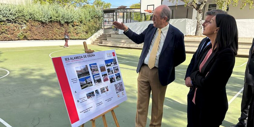 Nueve centros educativos públicos de Madrid mejoran su eficiencia energética con una inversión de 29,5 millones