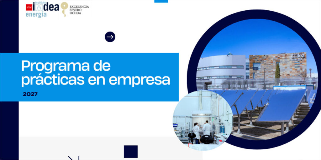 IMDEA Energía ofrece prácticas remuneradas en energías renovables y tecnologías energéticas