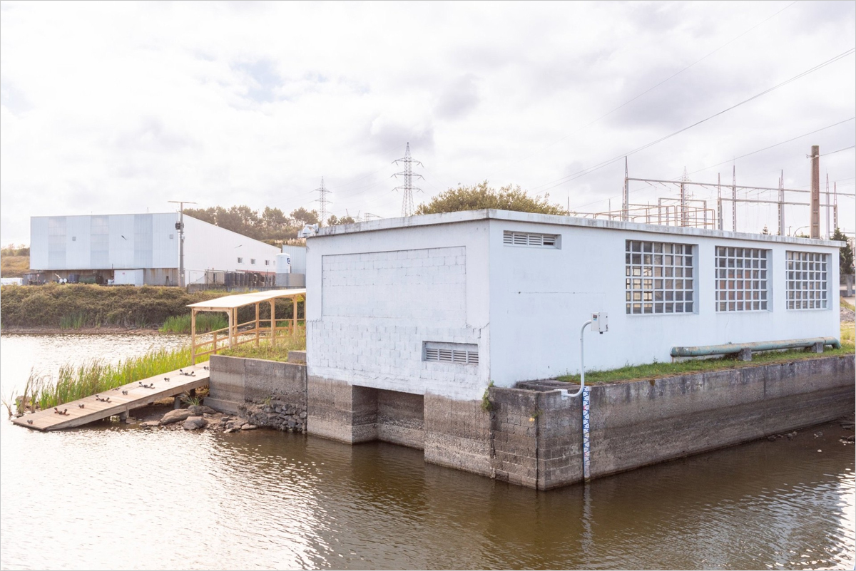 Potabilizadora de Sabón en Arteixo, donde se instalará autoconsumo solar fotovoltaico para reducir el consumo eléctrico.